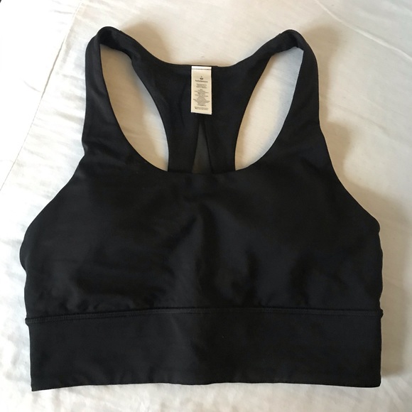 Lululemon Invigorate Long Line bra black sz8